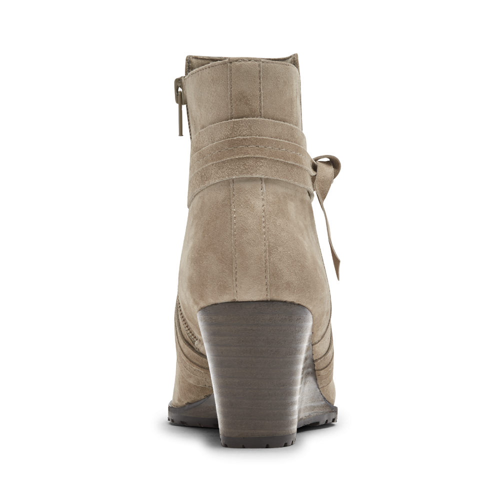 Botas Rockport Mulher Cinzentas - Hollis X-Strap - 09526GKIV